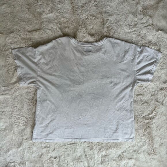 Princess Polly oversized white graphic tee Saint Tropez - Picture 11 of 12